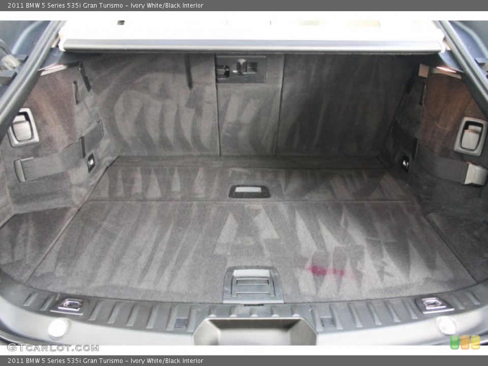 Ivory White/Black Interior Trunk for the 2011 BMW 5 Series 535i Gran Turismo #72837447
