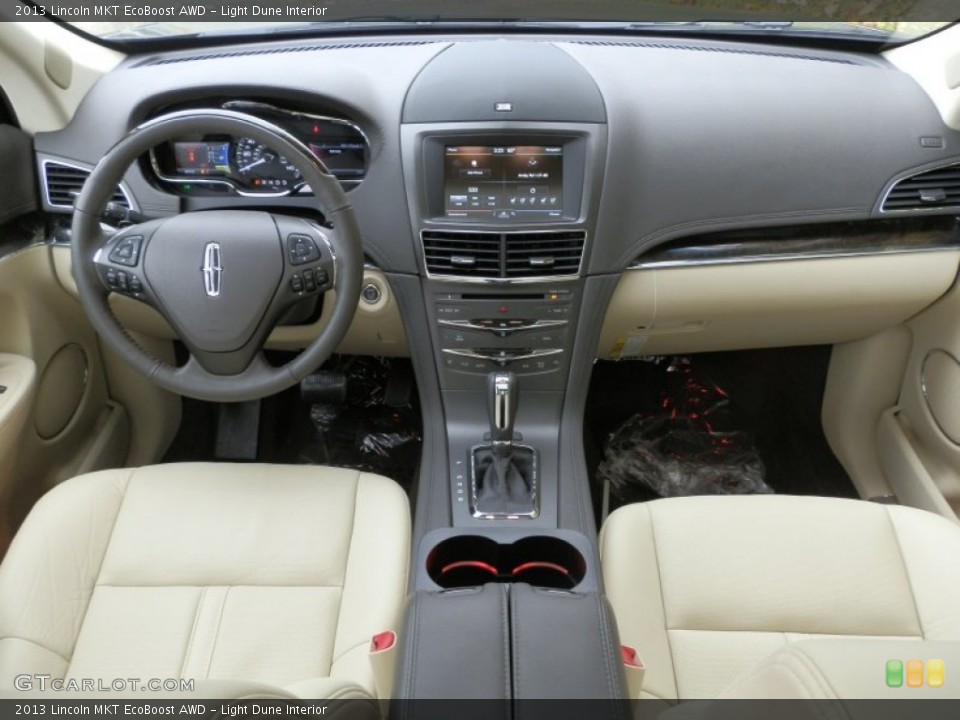 Light Dune Interior Dashboard for the 2013 Lincoln MKT EcoBoost AWD #72839790