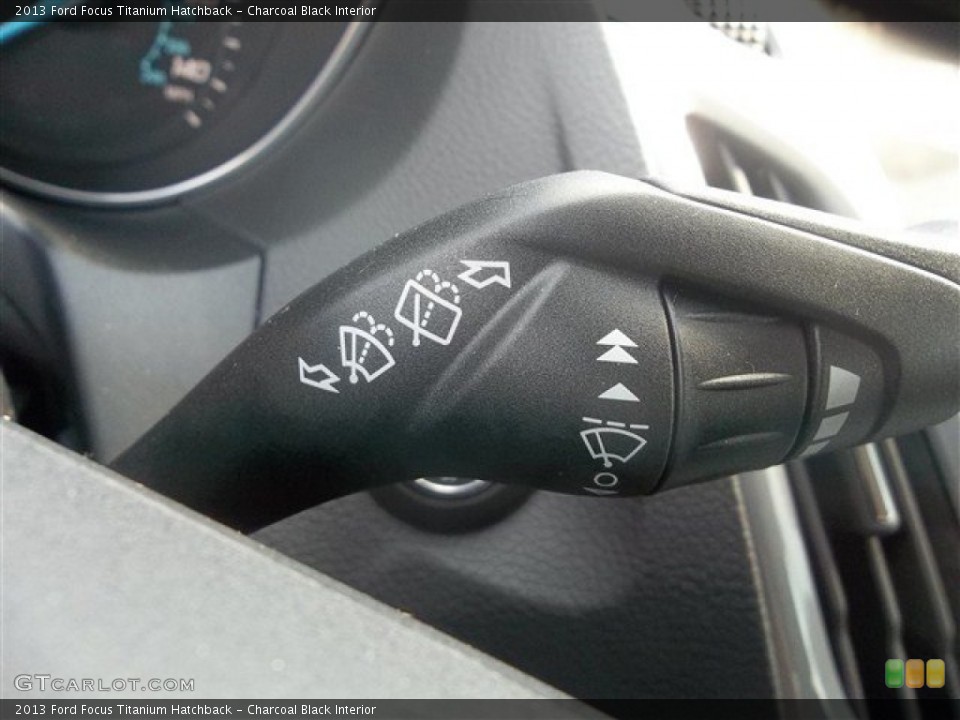 Charcoal Black Interior Controls for the 2013 Ford Focus Titanium Hatchback #72839940