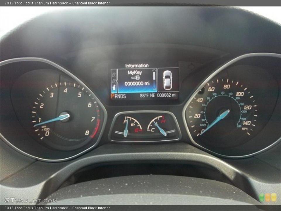 Charcoal Black Interior Gauges for the 2013 Ford Focus Titanium Hatchback #72840030