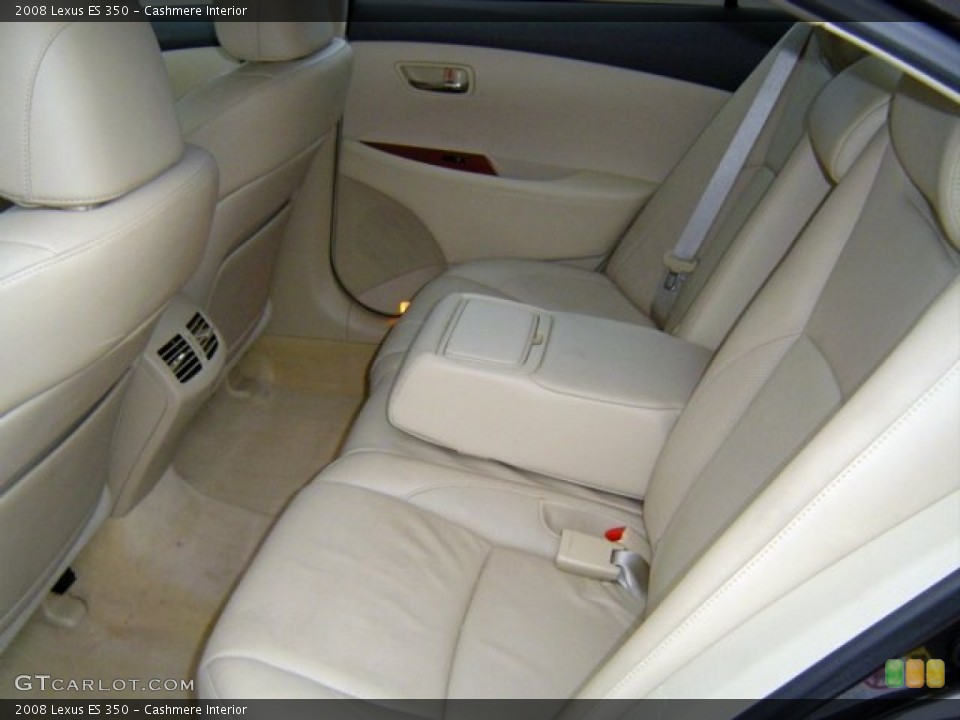 Cashmere Interior Rear Seat for the 2008 Lexus ES 350 #72840711