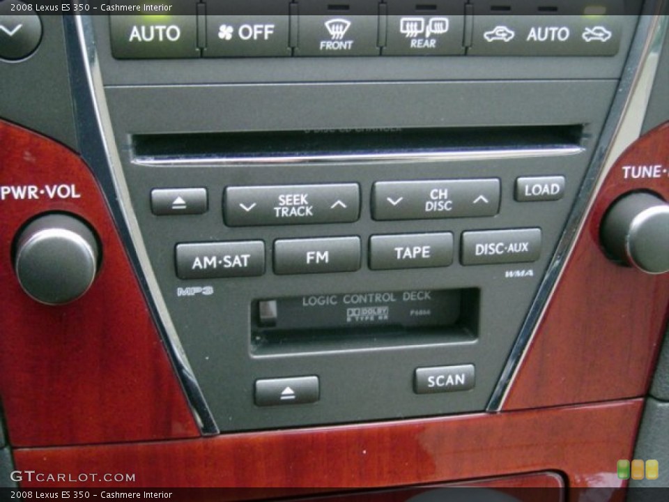 Cashmere Interior Controls for the 2008 Lexus ES 350 #72840789