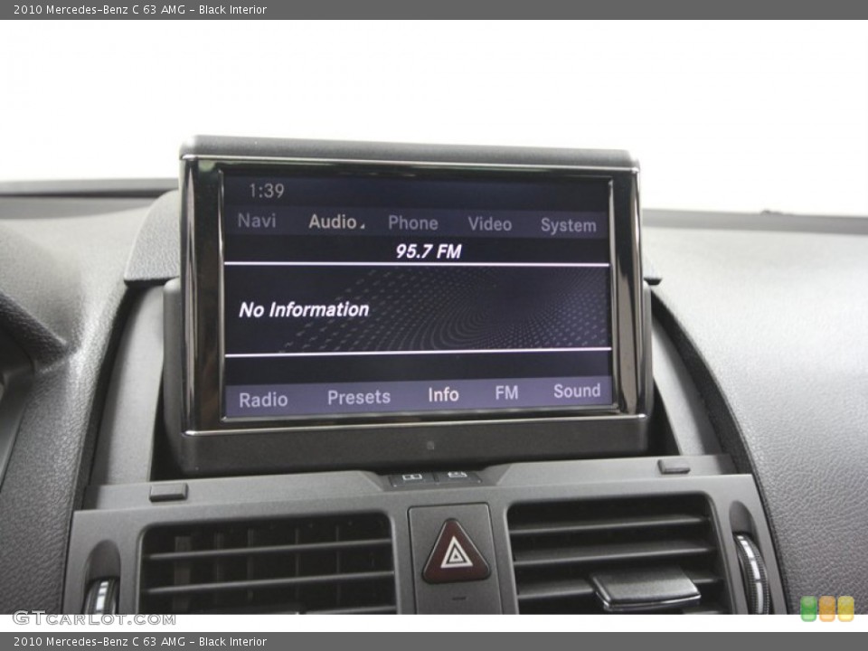Black Interior Controls for the 2010 Mercedes-Benz C 63 AMG #72840873