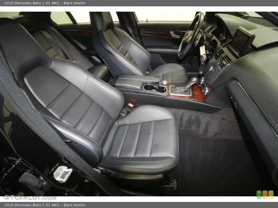Black Interior Front Seat for the 2010 Mercedes-Benz C 63 AMG #72841362