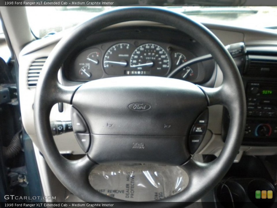 Medium Graphite Interior Steering Wheel for the 1998 Ford Ranger XLT Extended Cab #72843058