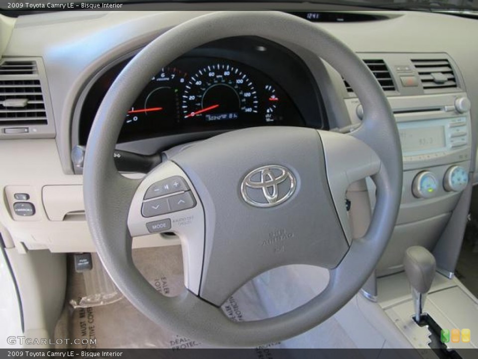 Bisque Interior Steering Wheel for the 2009 Toyota Camry LE #72844392