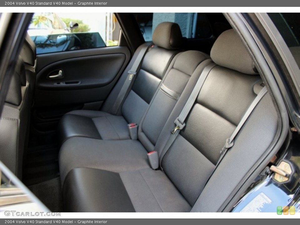 Graphite Interior Rear Seat for the 2004 Volvo V40  #72845994