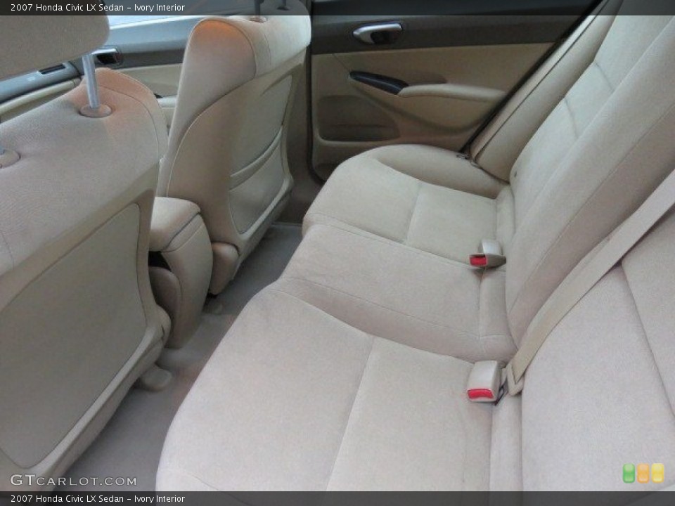 Ivory Interior Rear Seat for the 2007 Honda Civic LX Sedan #72846072