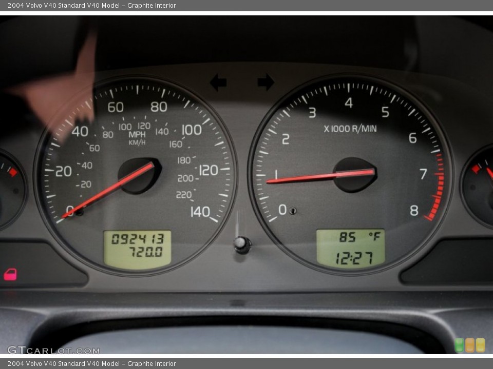 Graphite Interior Gauges for the 2004 Volvo V40  #72846182