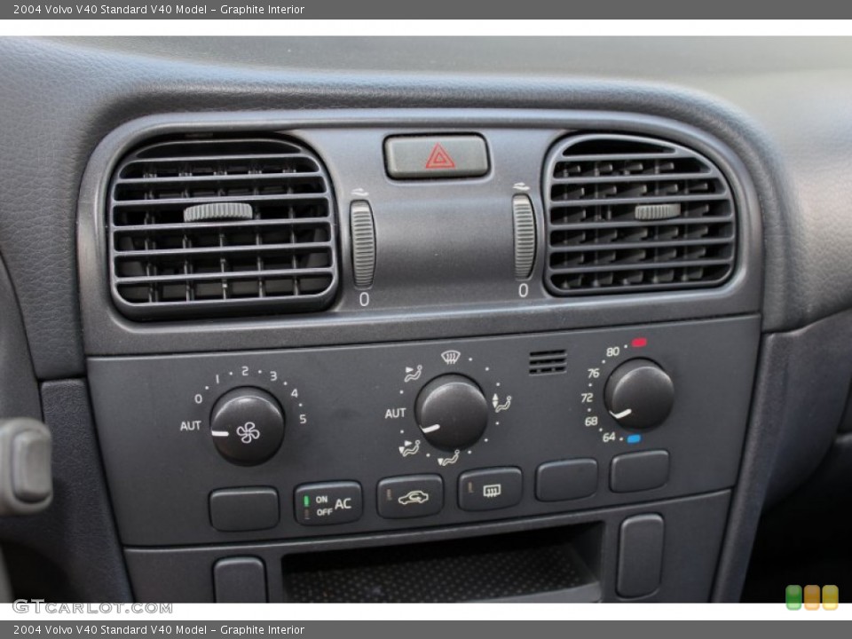 Graphite Interior Controls for the 2004 Volvo V40  #72846197