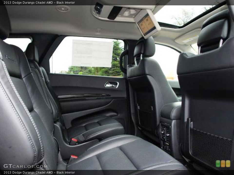 Black Interior Rear Seat for the 2013 Dodge Durango Citadel AWD #72847114