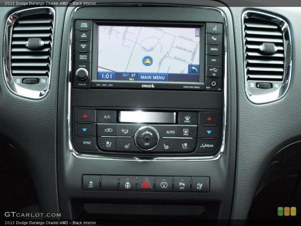 Black Interior Controls for the 2013 Dodge Durango Citadel AWD #72847146