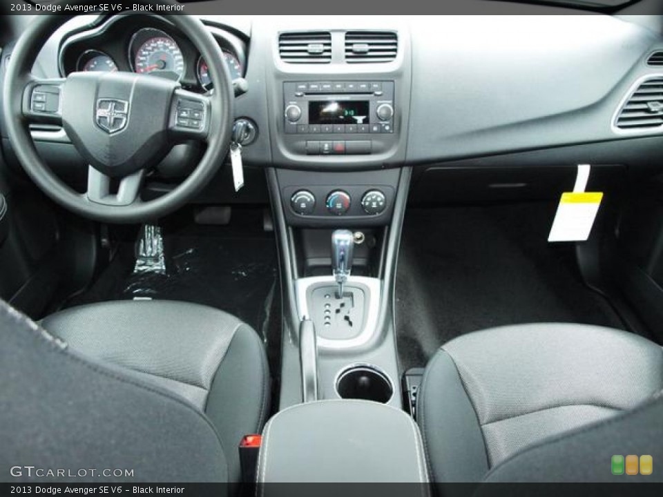 Black Interior Dashboard for the 2013 Dodge Avenger SE V6 #72847989