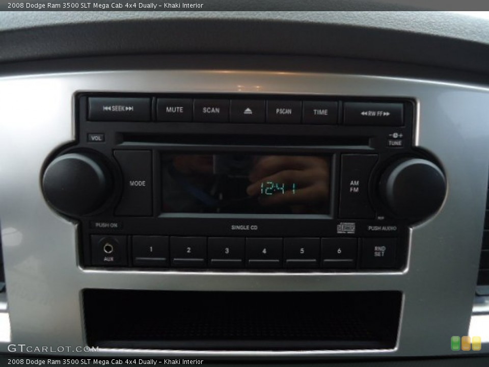 Khaki Interior Audio System for the 2008 Dodge Ram 3500 SLT Mega Cab 4x4 Dually #72851151