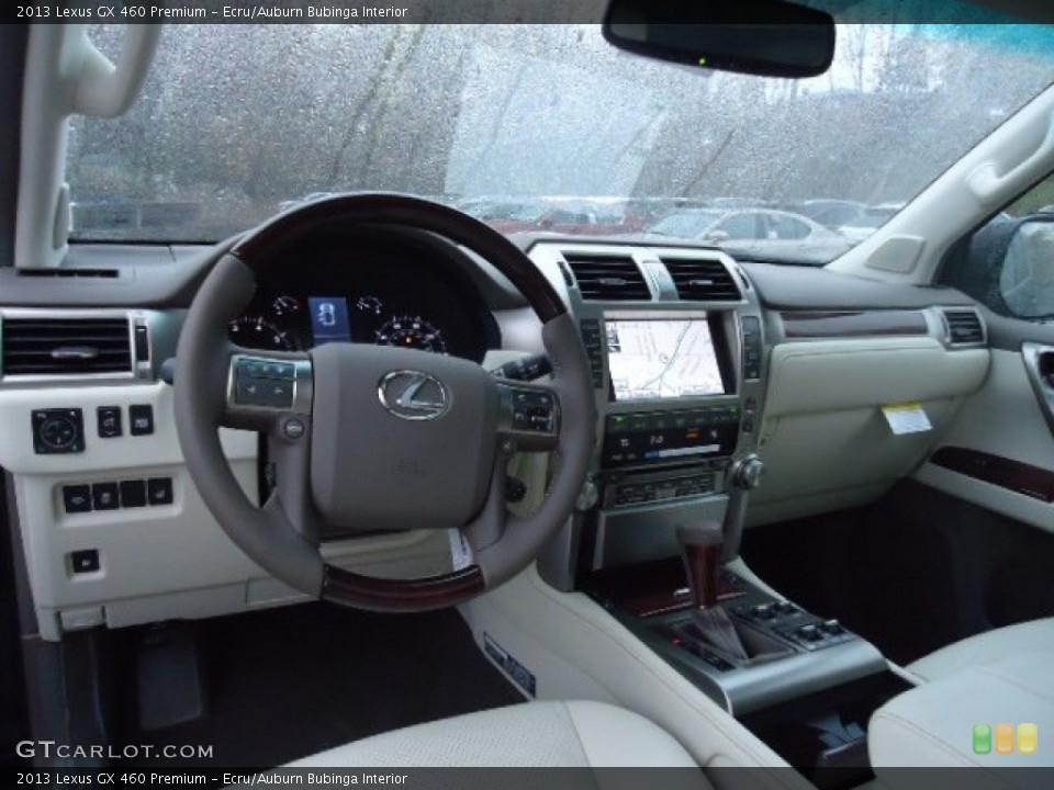Ecru/Auburn Bubinga Interior Dashboard for the 2013 Lexus GX 460 Premium #72853779
