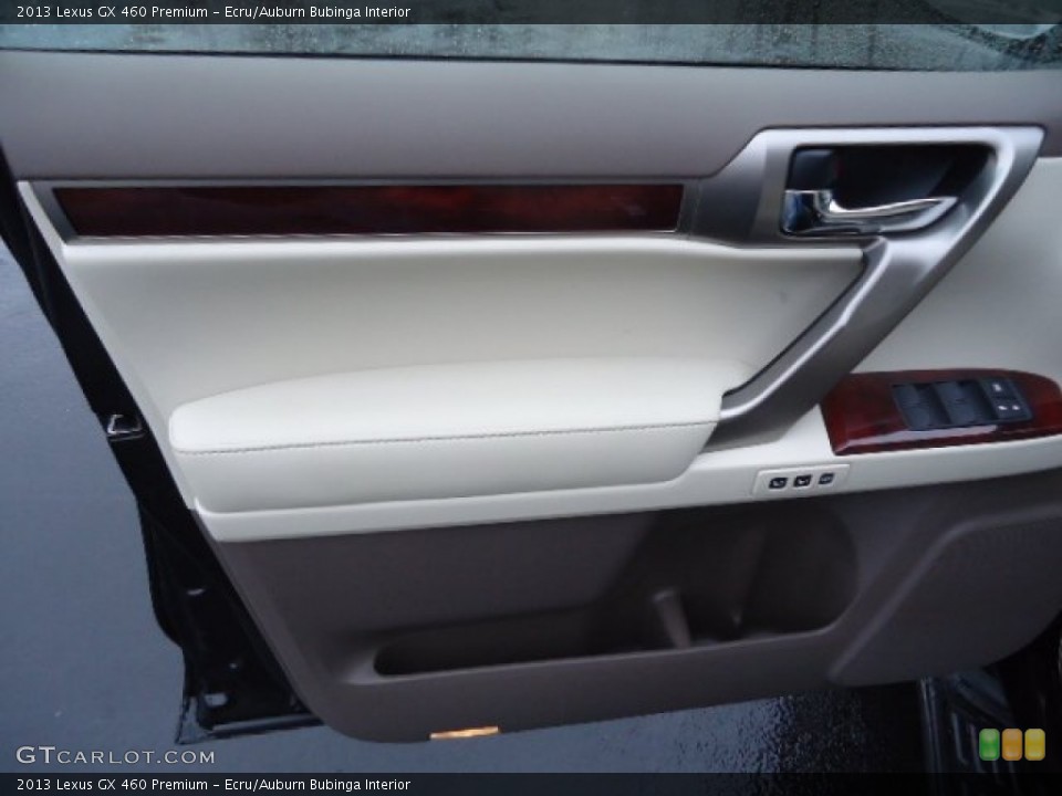 Ecru/Auburn Bubinga Interior Door Panel for the 2013 Lexus GX 460 Premium #72853806