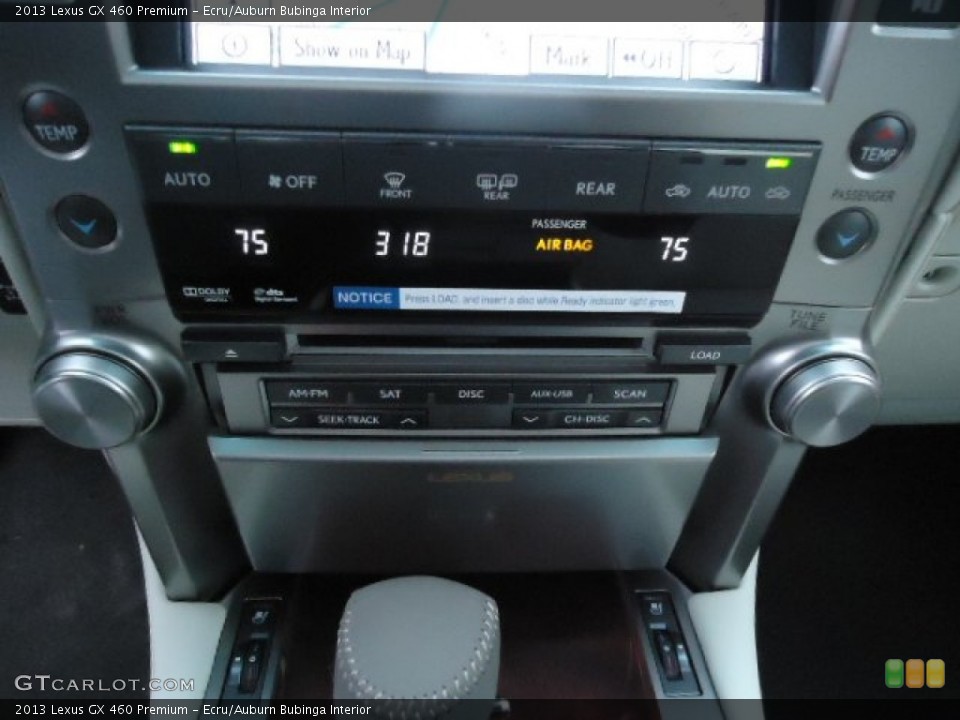 Ecru/Auburn Bubinga Interior Controls for the 2013 Lexus GX 460 Premium #72853872