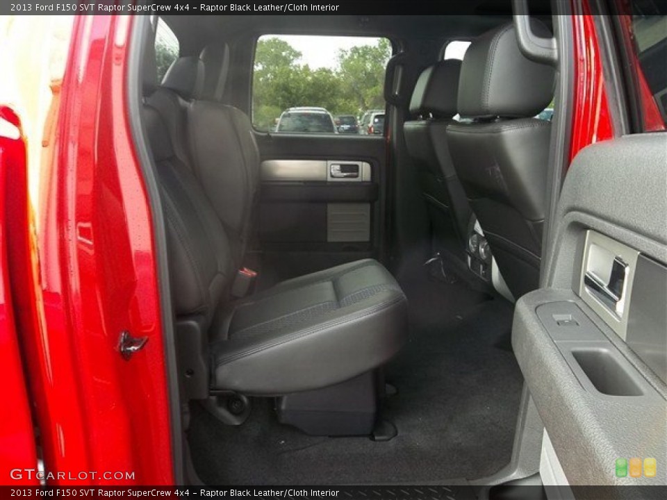 Raptor Black Leather/Cloth Interior Photo for the 2013 Ford F150 SVT Raptor SuperCrew 4x4 #72854025