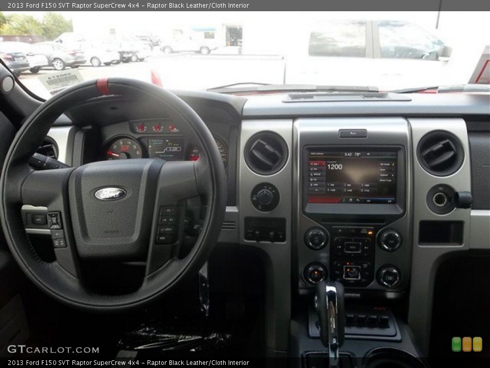 Raptor Black Leather/Cloth Interior Dashboard for the 2013 Ford F150 SVT Raptor SuperCrew 4x4 #72854073