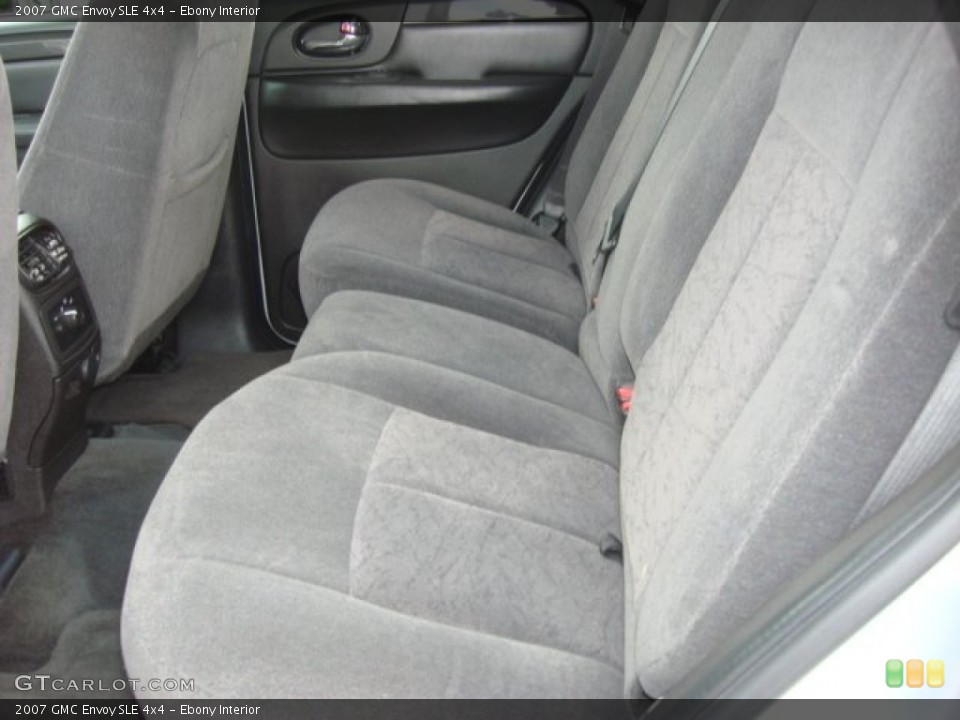 Ebony Interior Rear Seat for the 2007 GMC Envoy SLE 4x4 #72856940