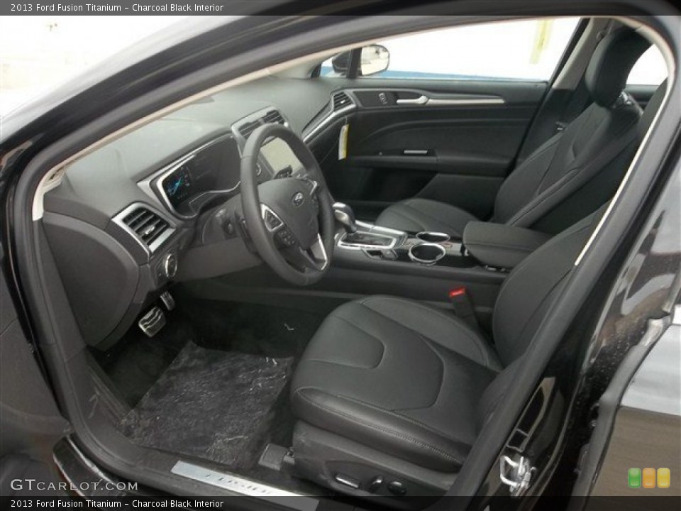 Charcoal Black Interior Photo for the 2013 Ford Fusion Titanium #72857865