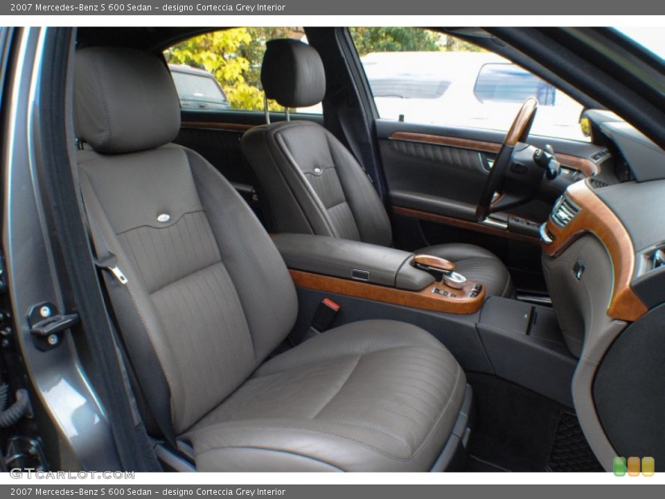 designo Corteccia Grey Interior Photo for the 2007 Mercedes-Benz S 600 Sedan #72858732