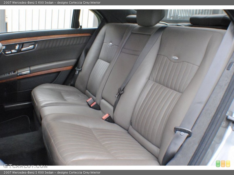 designo Corteccia Grey Interior Photo for the 2007 Mercedes-Benz S 600 Sedan #72858769