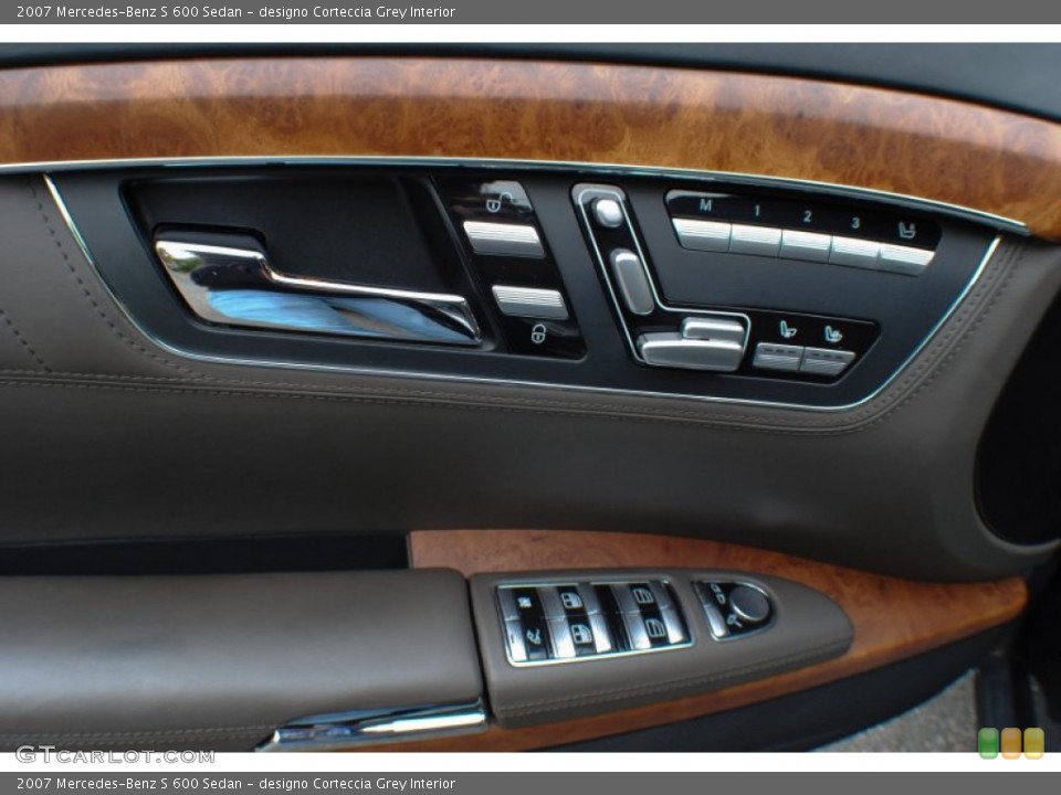 designo Corteccia Grey Interior Door Panel for the 2007 Mercedes-Benz S 600 Sedan #72858792