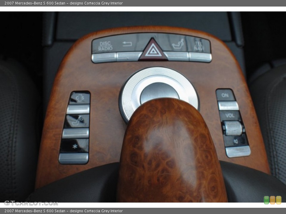 designo Corteccia Grey Interior Controls for the 2007 Mercedes-Benz S 600 Sedan #72858801