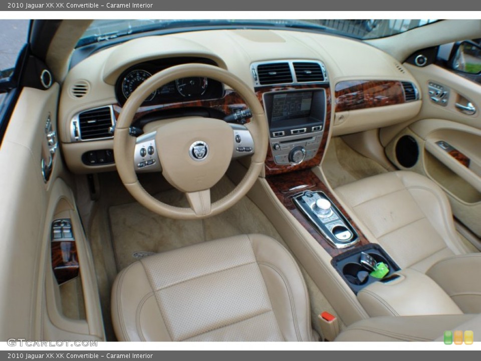 Caramel Interior Prime Interior for the 2010 Jaguar XK XK Convertible #72859038