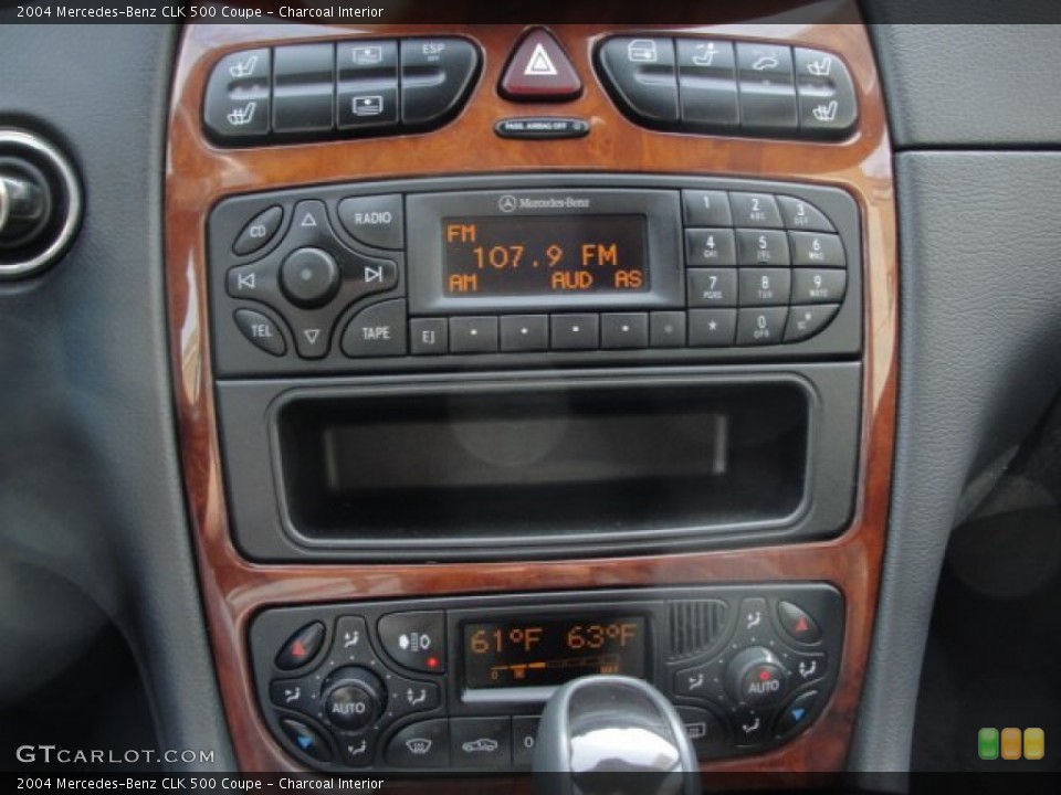 Charcoal Interior Controls for the 2004 Mercedes-Benz CLK 500 Coupe #72860748
