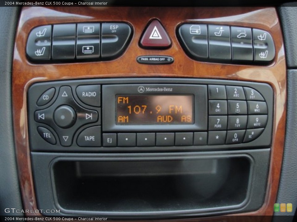 Charcoal Interior Audio System for the 2004 Mercedes-Benz CLK 500 Coupe #72860763