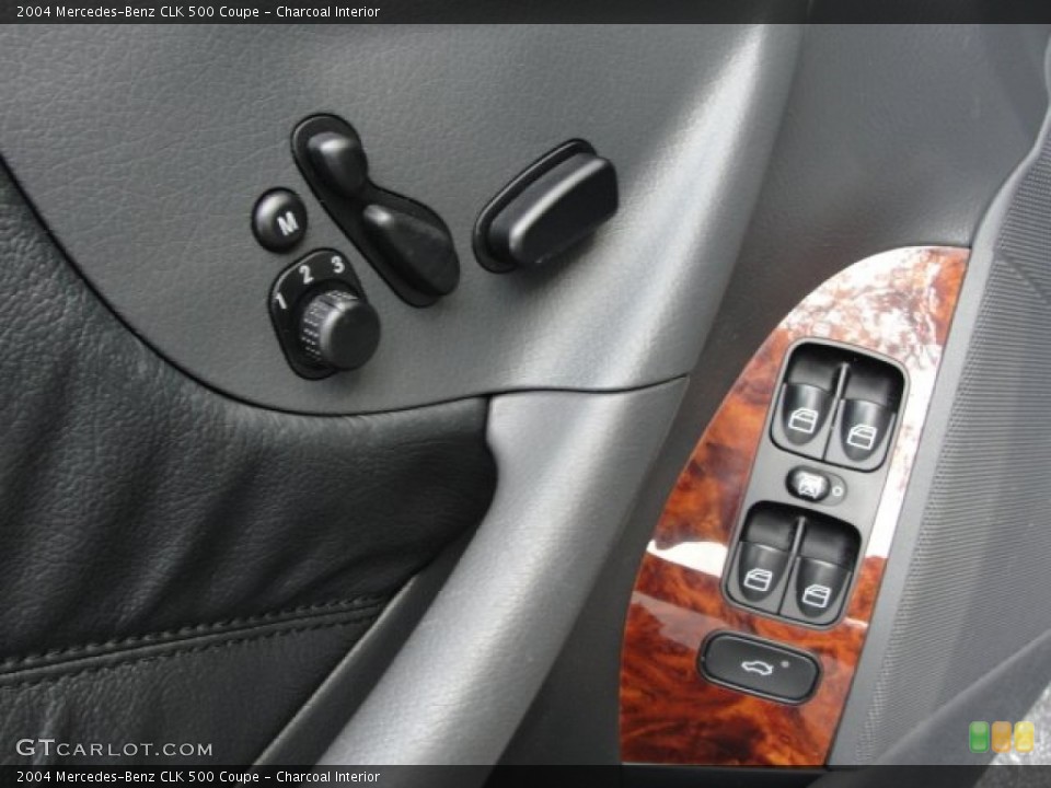 Charcoal Interior Controls for the 2004 Mercedes-Benz CLK 500 Coupe #72860802