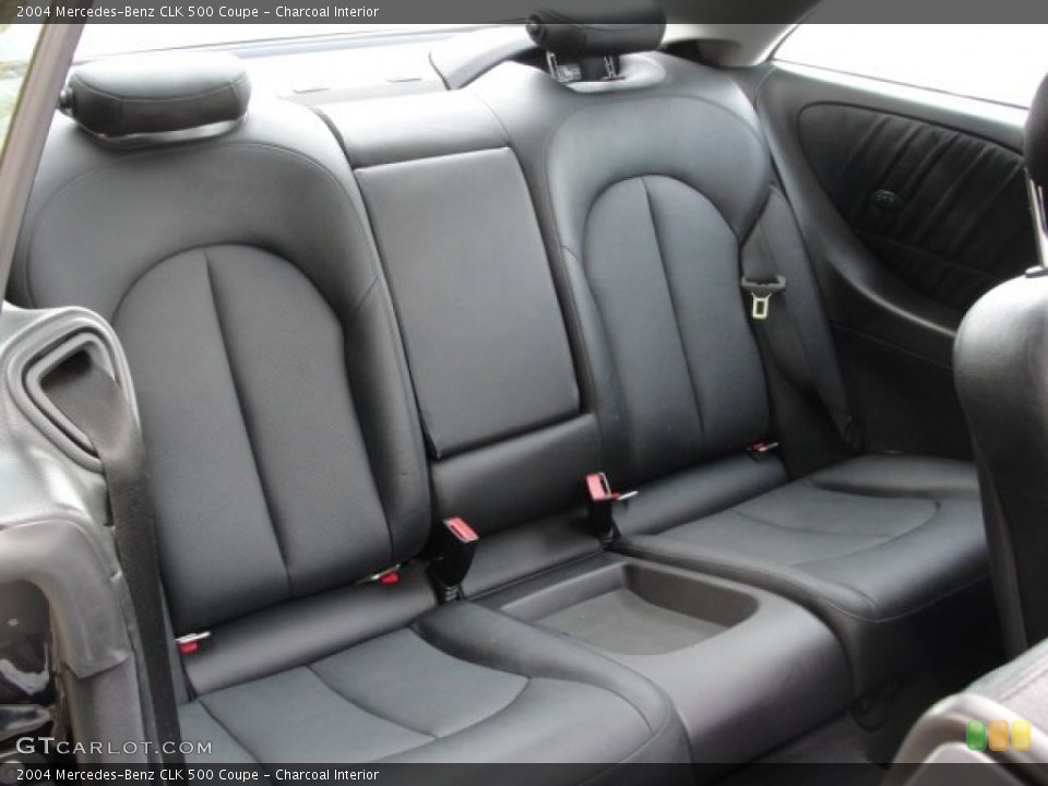 Charcoal Interior Rear Seat for the 2004 Mercedes-Benz CLK 500 Coupe #72860853