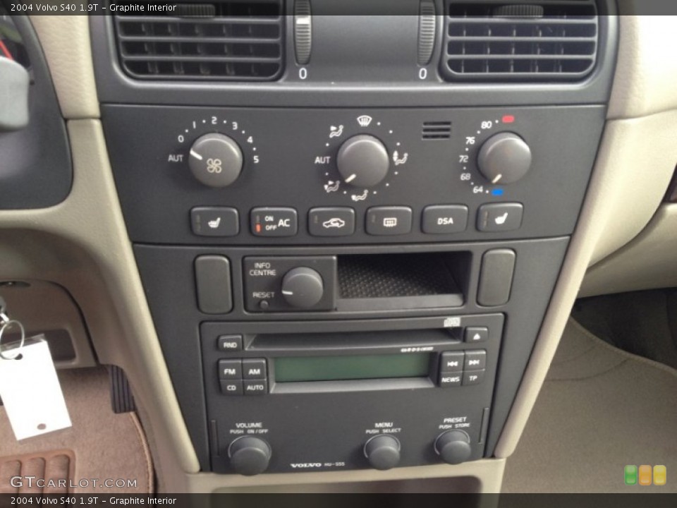 Graphite Interior Controls for the 2004 Volvo S40 1.9T #72862698