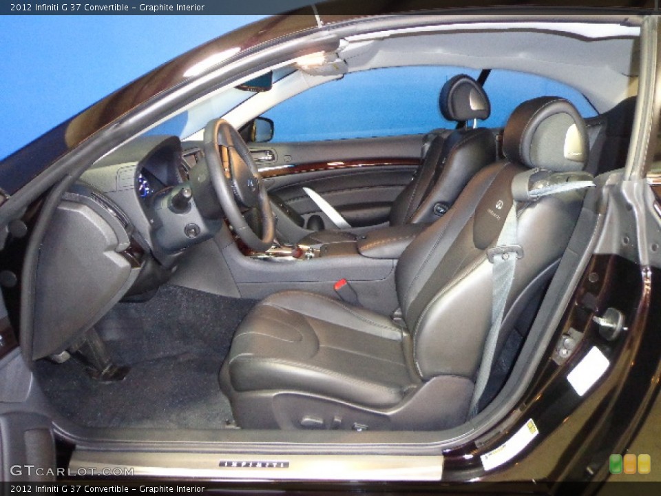 Graphite Interior Photo for the 2012 Infiniti G 37 Convertible #72863118