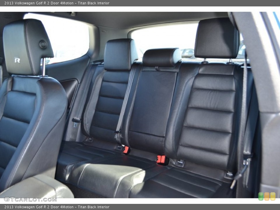 Titan Black Interior Rear Seat for the 2013 Volkswagen Golf R 2 Door 4Motion #72863348