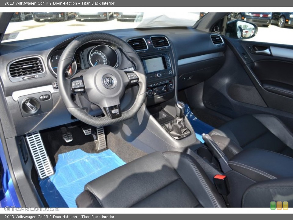 Titan Black Interior Photo for the 2013 Volkswagen Golf R 2 Door 4Motion #72863367