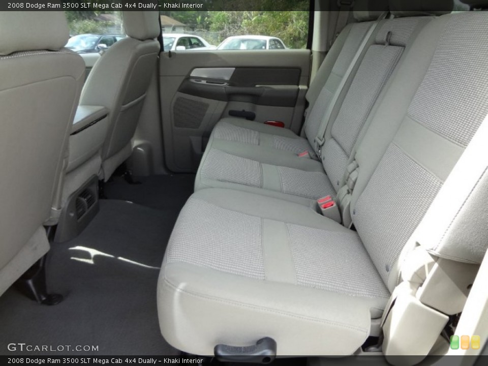 Khaki Interior Rear Seat for the 2008 Dodge Ram 3500 SLT Mega Cab 4x4 Dually #72866130