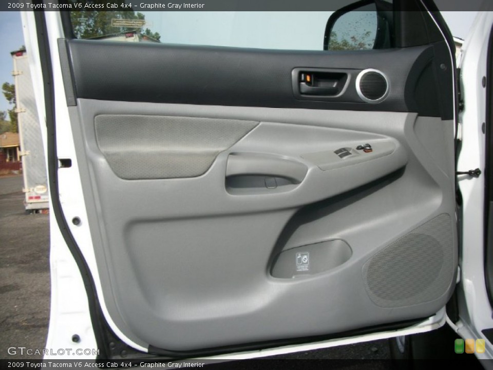 Graphite Gray Interior Door Panel for the 2009 Toyota Tacoma V6 Access Cab 4x4 #72866179