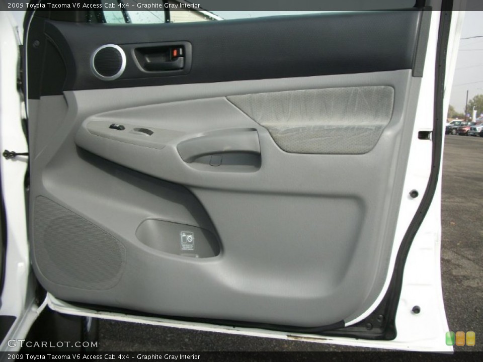 Graphite Gray Interior Door Panel for the 2009 Toyota Tacoma V6 Access Cab 4x4 #72866226