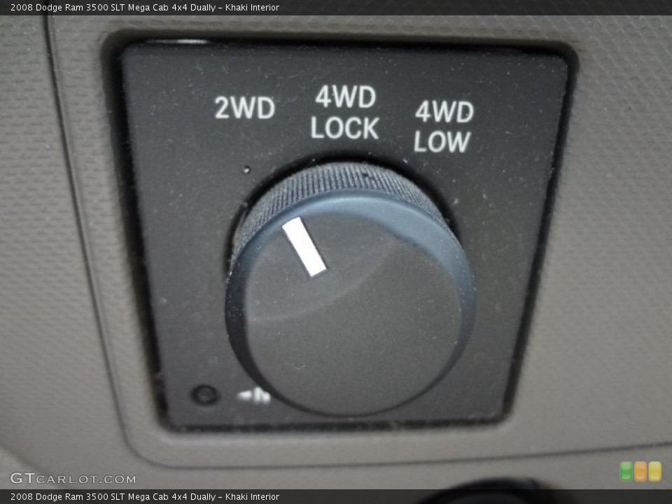 Khaki Interior Controls for the 2008 Dodge Ram 3500 SLT Mega Cab 4x4 Dually #72866325