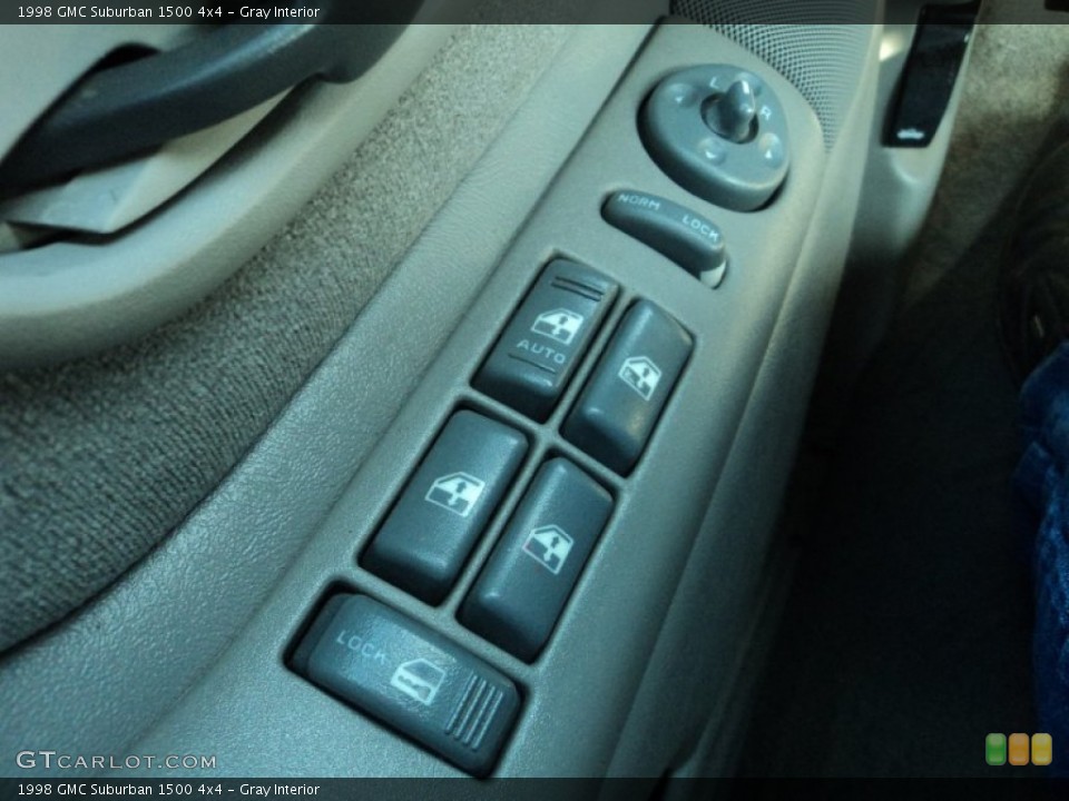 Gray Interior Controls for the 1998 GMC Suburban 1500 4x4 #72868463