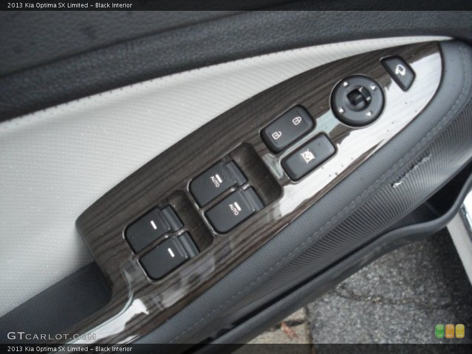 Black Interior Controls for the 2013 Kia Optima SX Limited #72869400