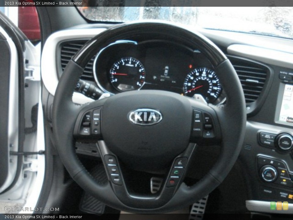 Black Interior Steering Wheel for the 2013 Kia Optima SX Limited #72869487