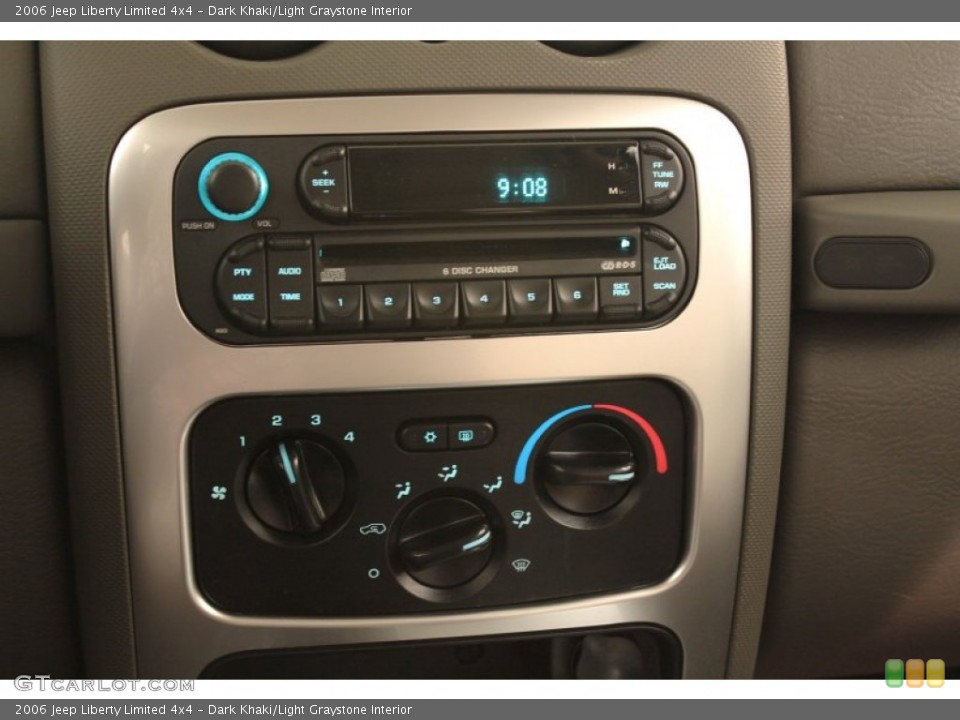 Dark Khaki/Light Graystone Interior Controls for the 2006 Jeep Liberty Limited 4x4 #72870804