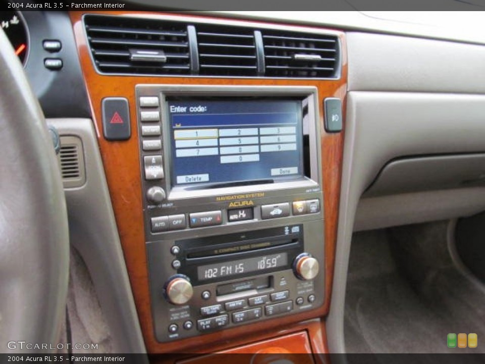Parchment Interior Controls for the 2004 Acura RL 3.5 #72872034