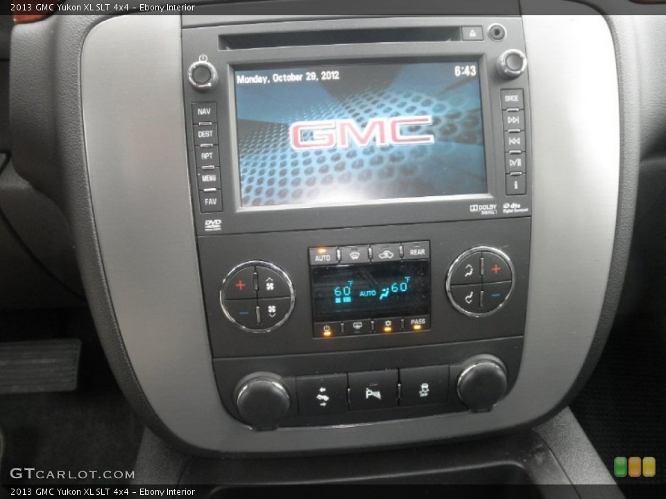 Ebony Interior Controls for the 2013 GMC Yukon XL SLT 4x4 #72872895