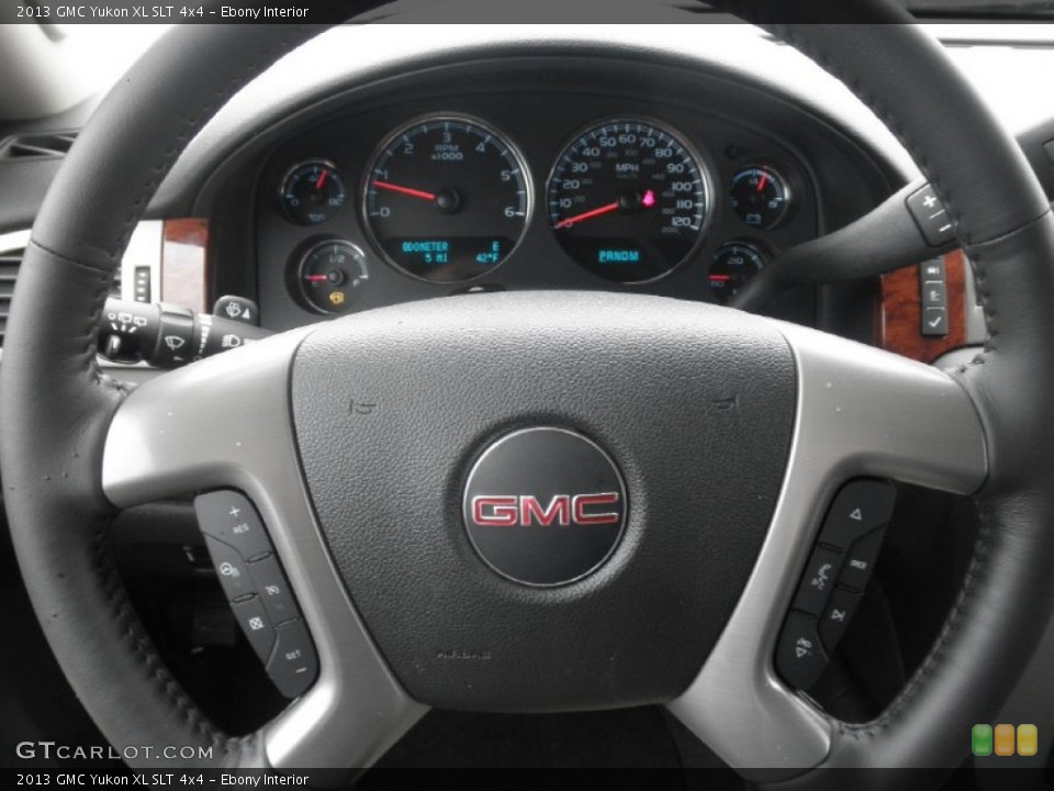 Ebony Interior Steering Wheel for the 2013 GMC Yukon XL SLT 4x4 #72872970