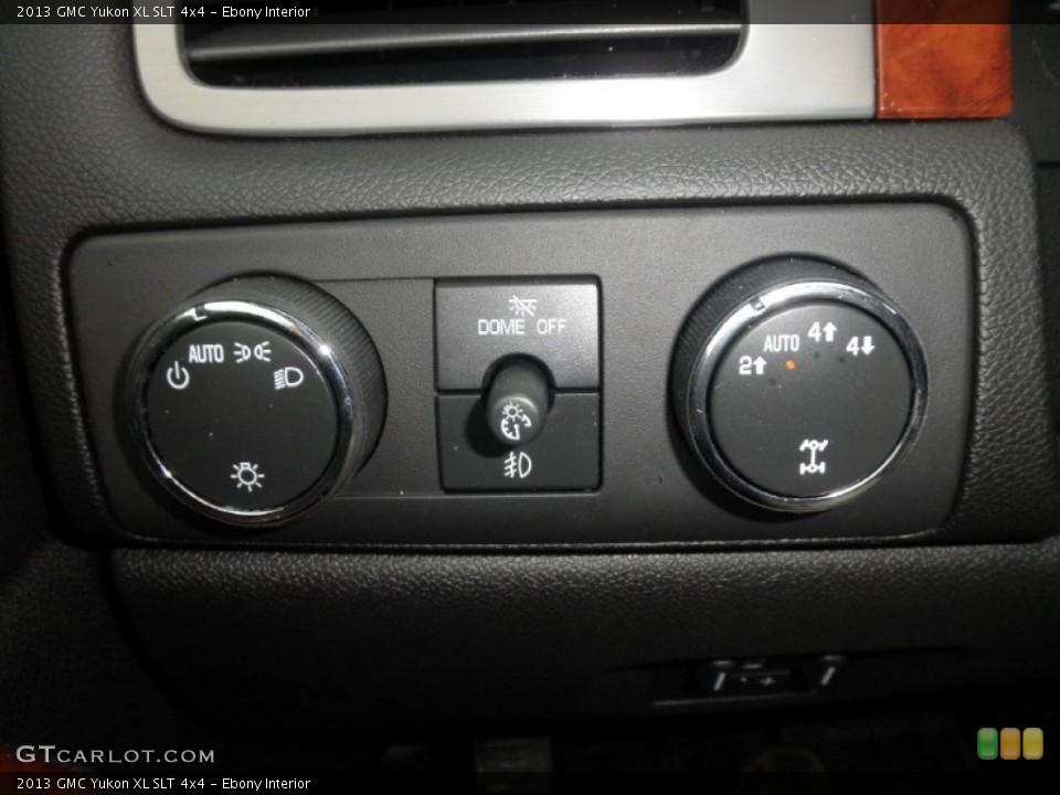 Ebony Interior Controls for the 2013 GMC Yukon XL SLT 4x4 #72873019